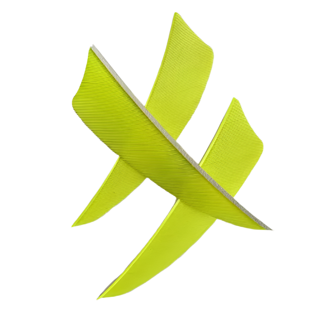 Pluma Natural 3" Corte Shield 50pzas