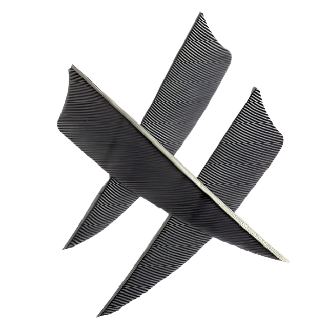 Pluma Natural 3" Corte Shield 50pzas