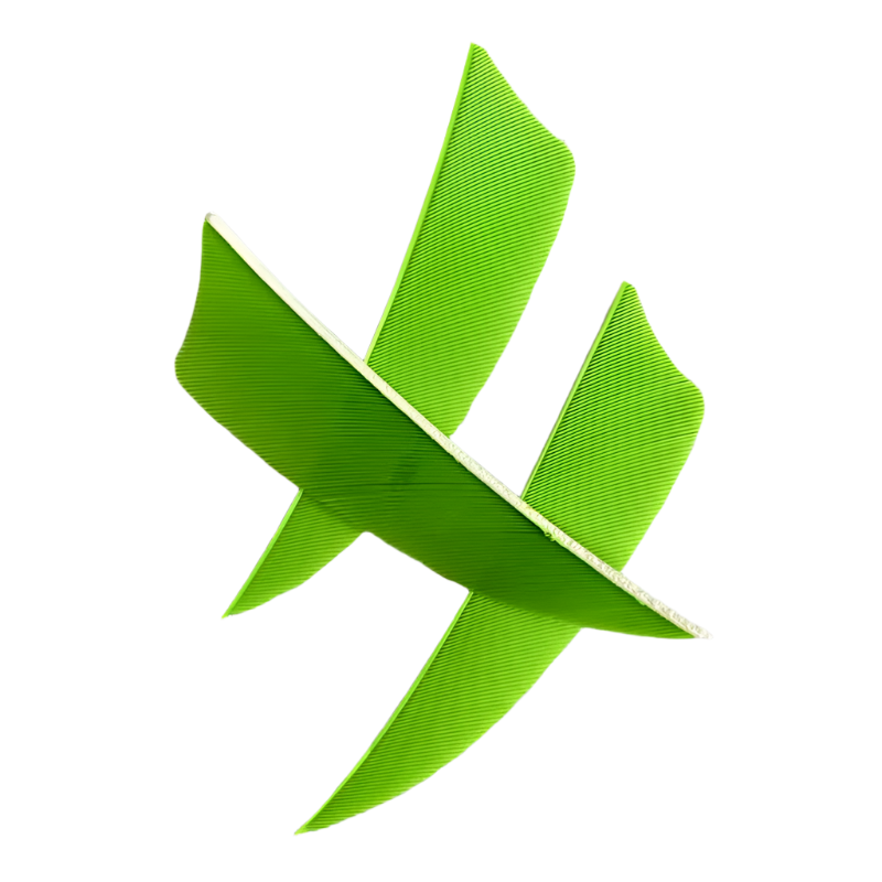 Pluma Natural 3" Corte Shield 50pzas