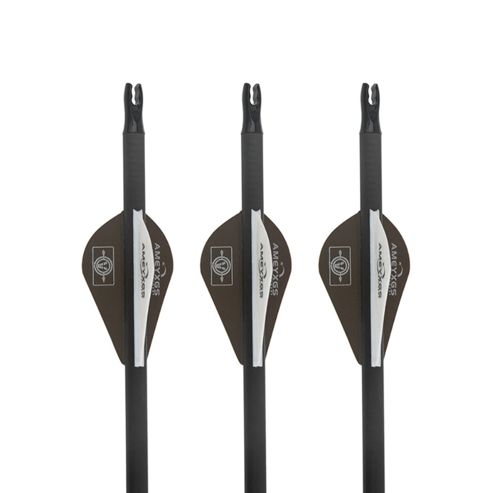 Flechas Fibra de Carbon, 6.2mm, Pluma Plástica