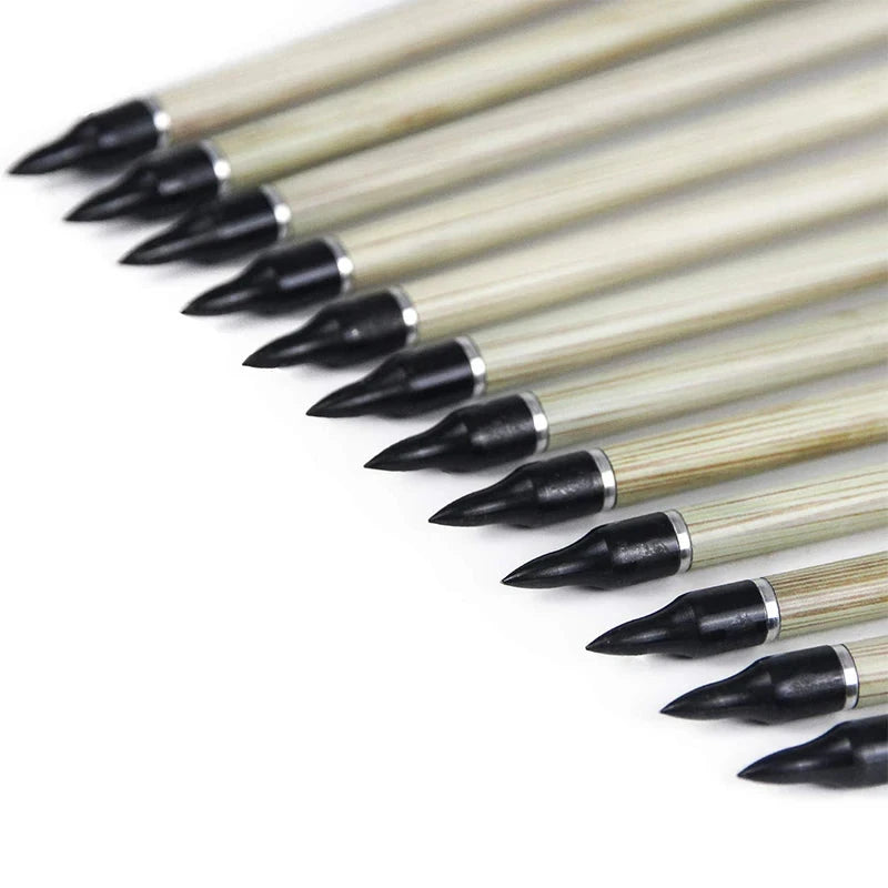 Flechas Fibra de Carbon, 6.2mm, Pluma Natural