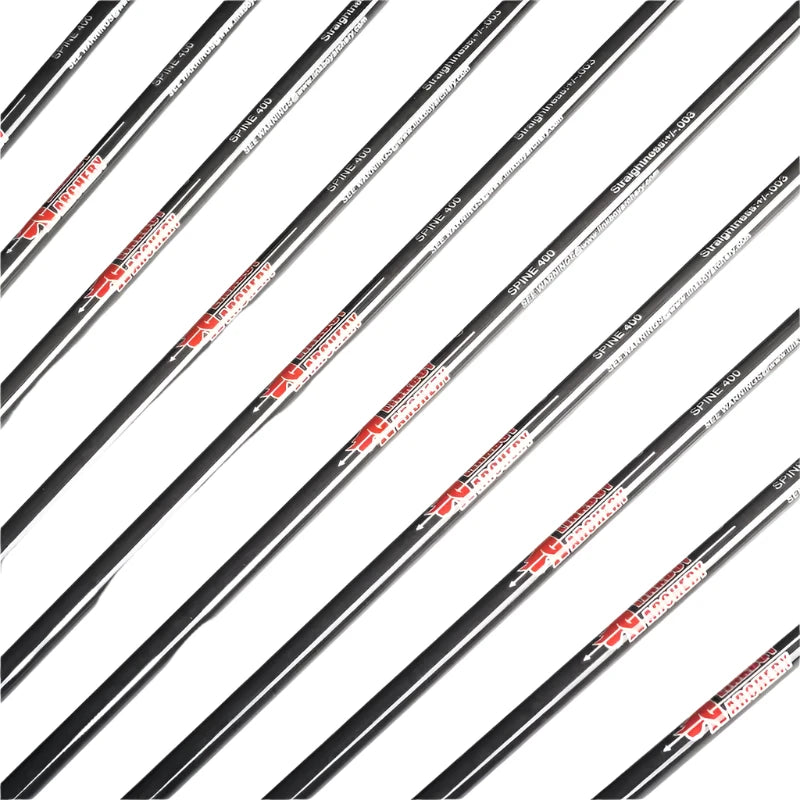 Flechas Fibra de Carbon, 6.2mm, Pluma Plástica