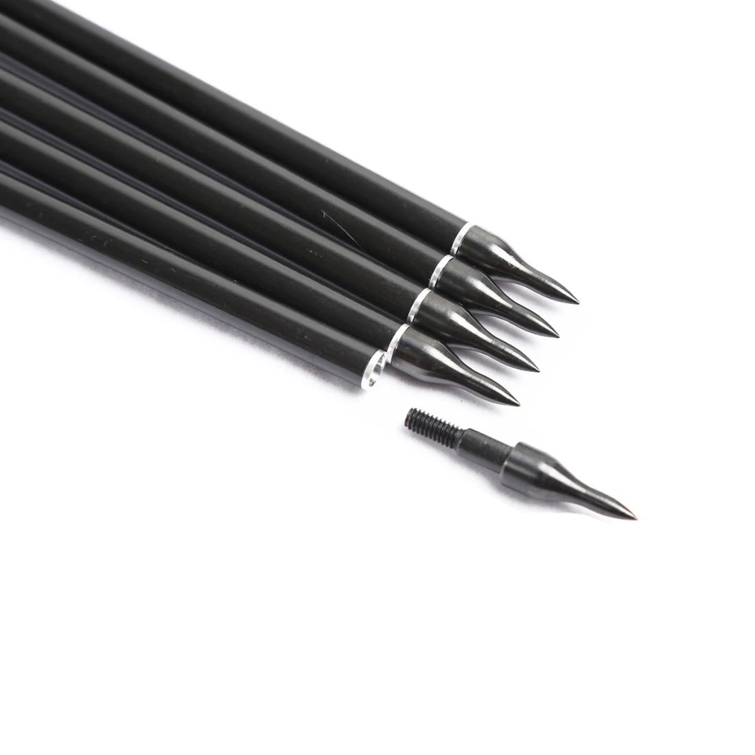 Flechas Fibra de Carbon Linkboy, 6.2mm, Pluma Natural