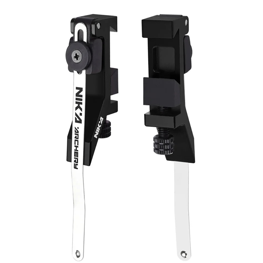 Clicker extendido sobre mira para arco Recurvo Olímpico