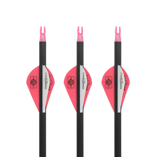Flechas Fibra de Carbon, 6.2mm, Pluma Plástica
