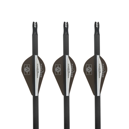 Flechas Fibra de Carbon, 6.2mm, Pluma Plástica