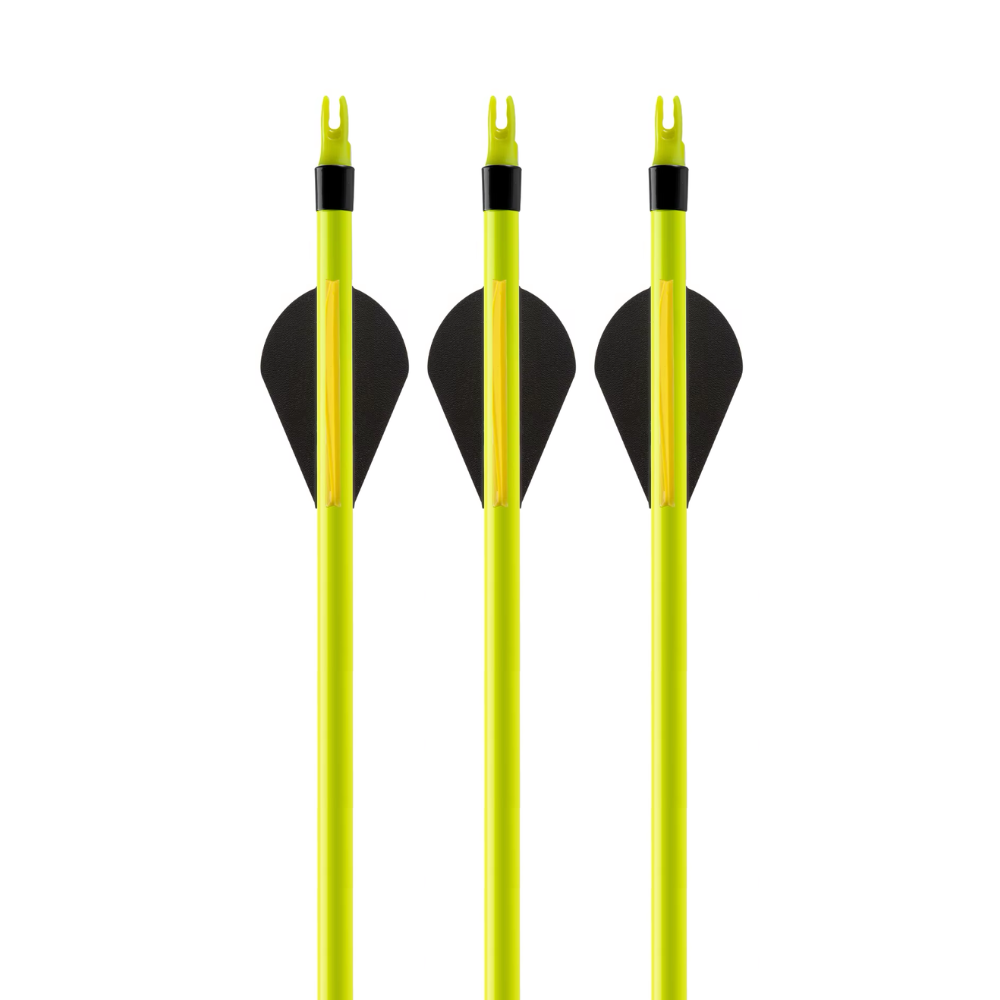 Flechas Fibra de Carbon MIXTO, 6.2mm, Pluma Plástica