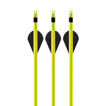 Flechas Fibra de Carbon MIXTO, 6.2mm, Pluma Plástica
