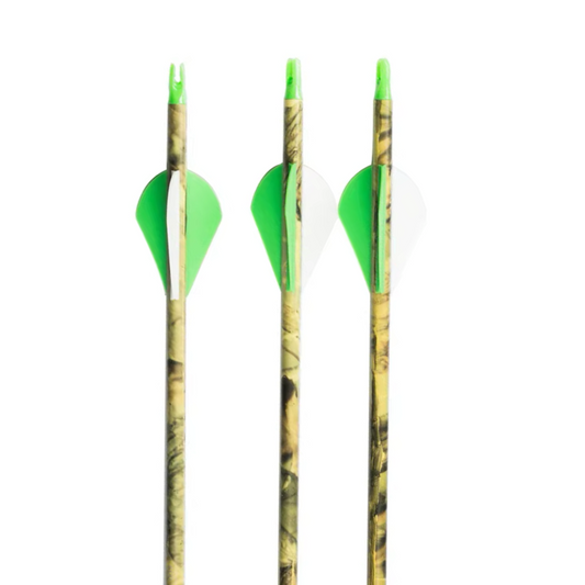 Flechas Fibra de Carbon, 6.2mm, Pluma Plástica
