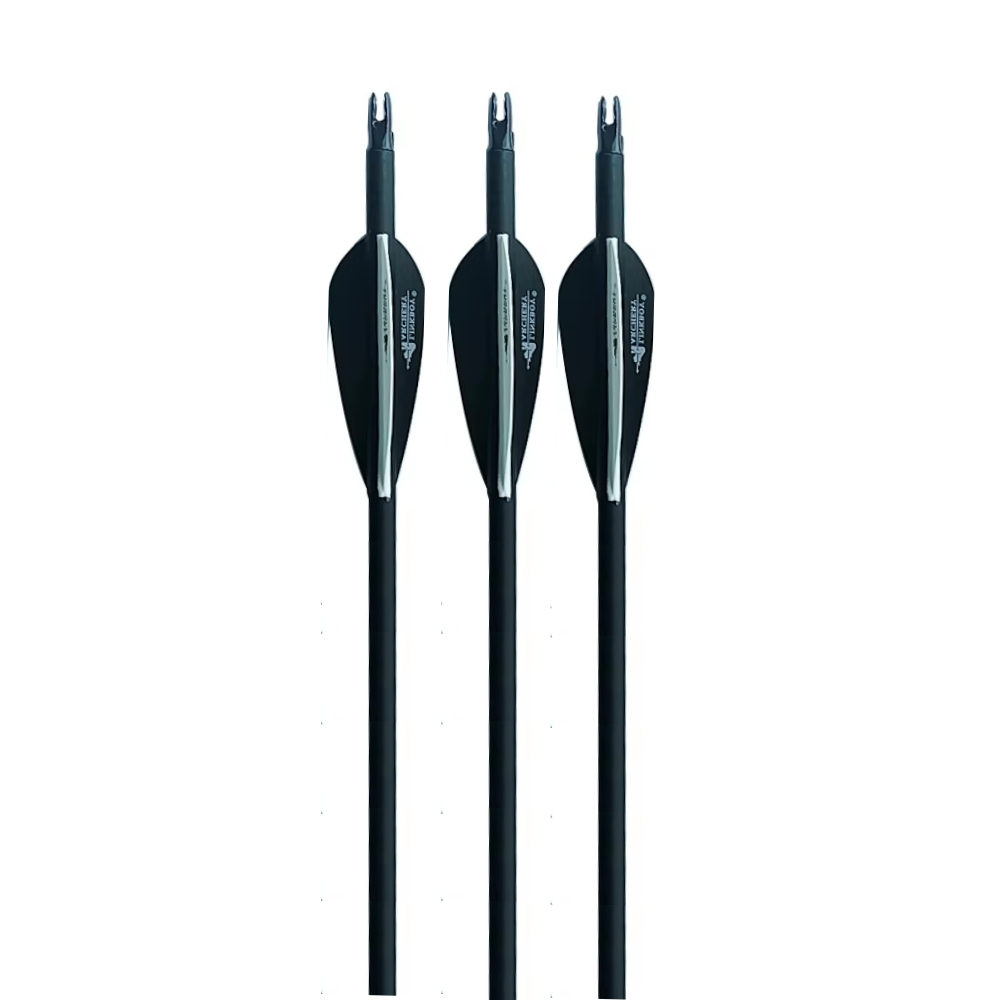 Flechas Fibra de Carbon MIXTO, 6.2mm, Pluma Plástica