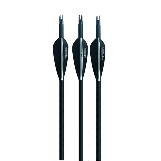 Flechas Fibra de Carbon MIXTO, 6.2mm, Pluma Plástica