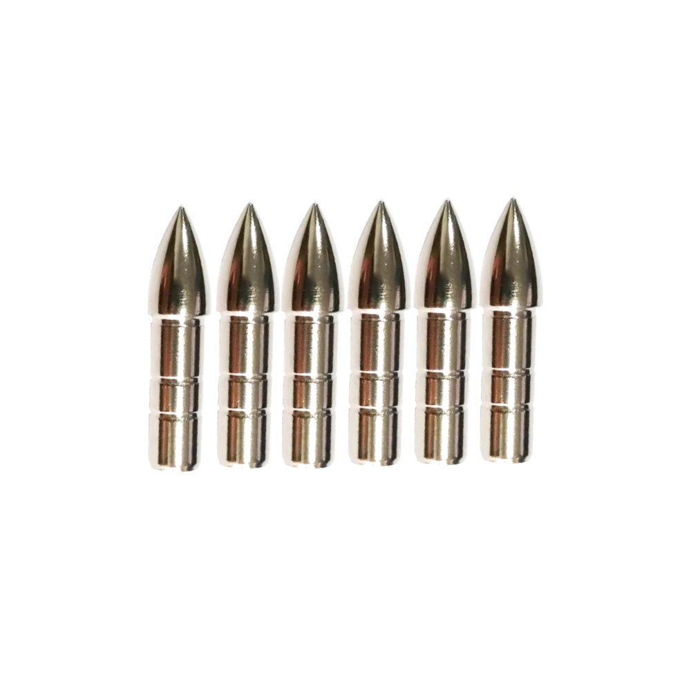 Punta Fija para flecha, 6.2mm, 12pzas