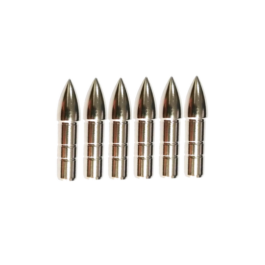 Punta Fija para flecha, 6.2mm, 12pzas