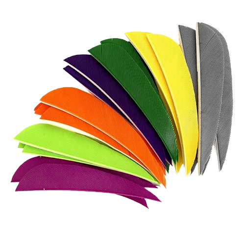Pluma Natural 3" Corte Parabólico 50pzas