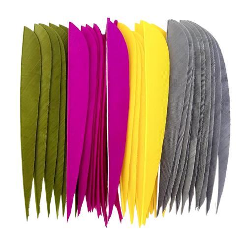 Pluma Natural 5" Corte Parabólico 50pzas