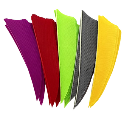 Pluma Natural 3" Corte Shield 50pzas