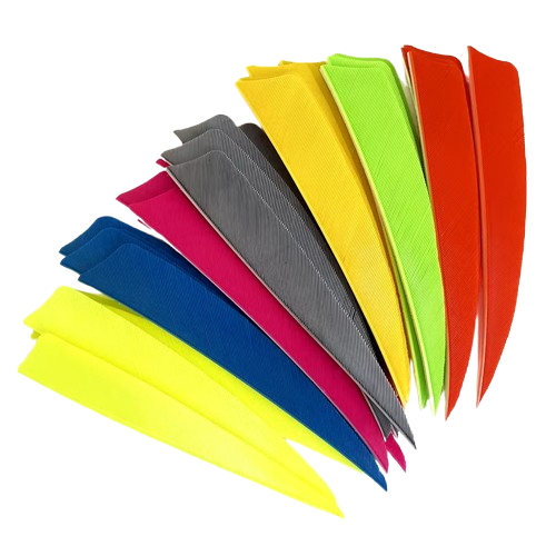 Pluma Natural 4" Corte Shield 50pzas