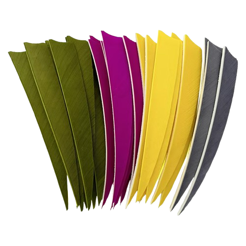 Pluma Natural 5" Corte Shield 50pzas