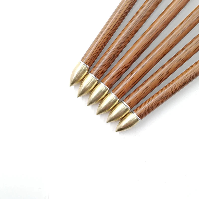 Flechas Fibra de Carbon, 6.2mm, Pluma Natural