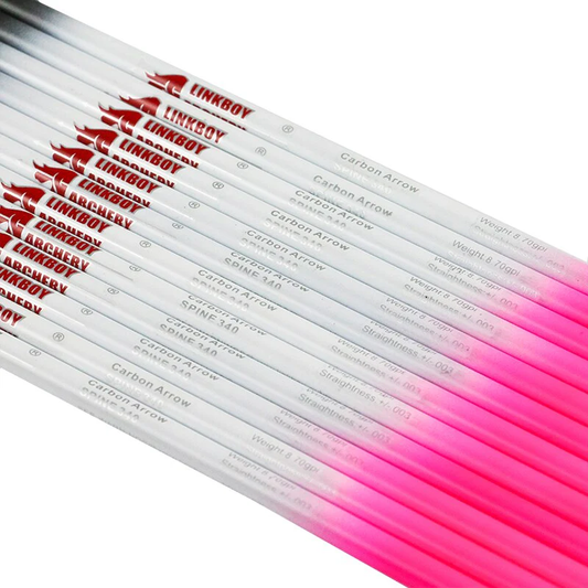 Varas Linkboy Fibra de Carbon, Rosa, 6.2mm