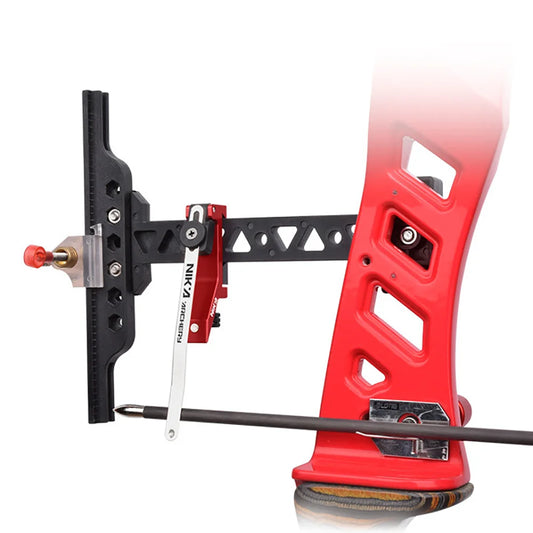 Clicker extendido sobre mira para arco Recurvo Olímpico