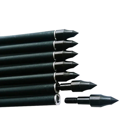 Flechas Fibra de Carbon MIXTO, 6.2mm, Pluma Plástica