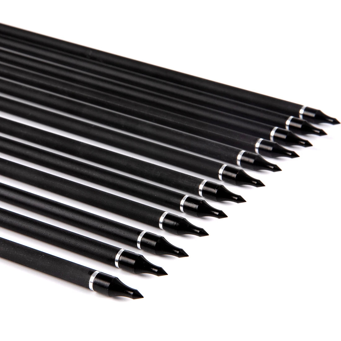 Flechas Fibra de Carbon MIXTO, 6.2mm, Pluma Plástica