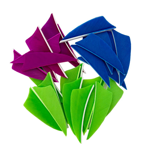 Pluma Natural 2" Corte Shield 50pzas